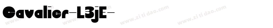 Cavalier-L3jE字体转换