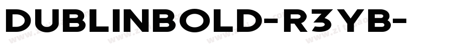 DublinBold-r3YB字体转换