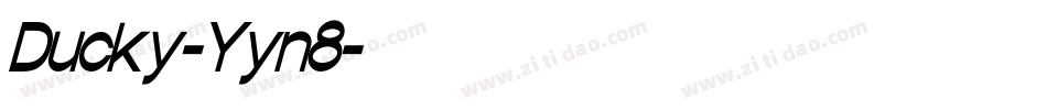 Ducky-Yyn8字体转换