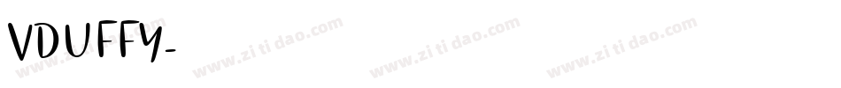 VDUFFY字体转换