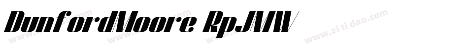 DunfordMoore-RpJMW字体转换