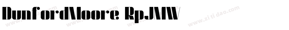 DunfordMoore-RpJMW字体转换