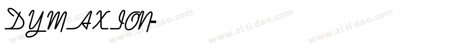 DYMAXION字体转换