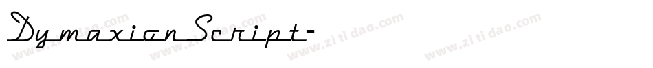 DymaxionScript字体转换