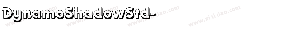 DynamoShadowStd字体转换