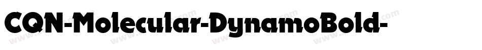 CQN-Molecular-DynamoBold字体转换