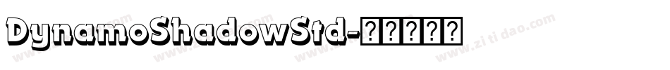 DynamoShadowStd字体转换