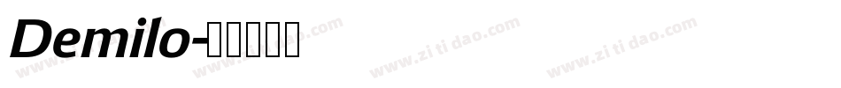 Demilo字体转换