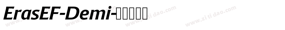 ErasEF-Demi字体转换