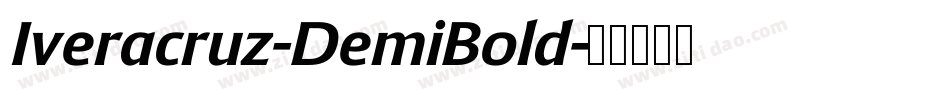 Iveracruz-DemiBold字体转换