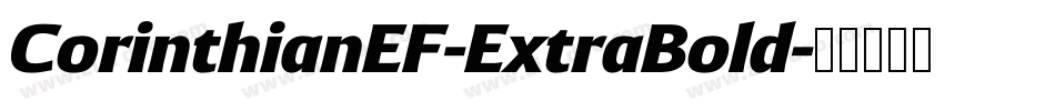 CorinthianEF-ExtraBold字体转换