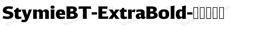 StymieBT-ExtraBold字体转换