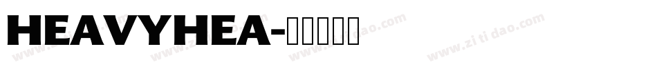 HEAVYHEA字体转换