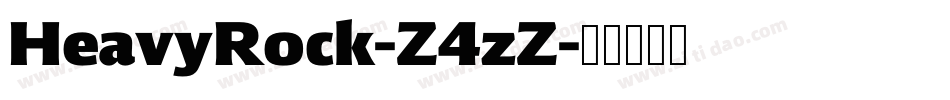 HeavyRock-Z4zZ字体转换