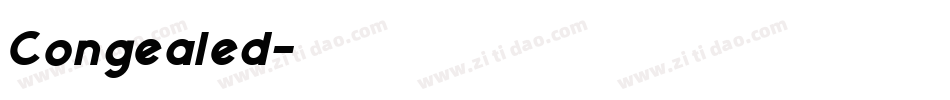 Congealed字体转换