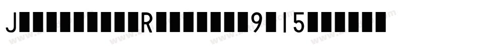 JmhwulfilaRegular-9x15字体转换