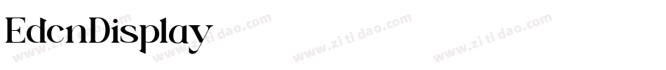 EdenDisplay字体转换