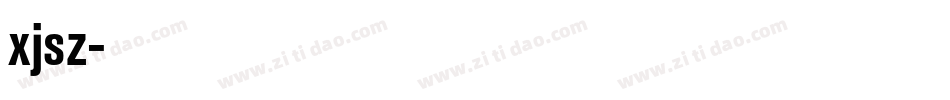 xjsz字体转换