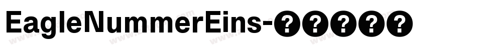 EagleNummerEins字体转换