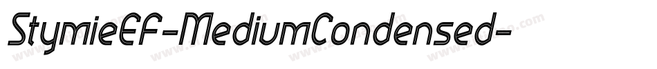 StymieEF-MediumCondensed字体转换