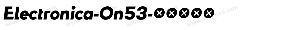 Electronica-On53字体转换