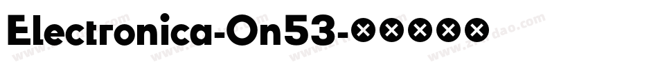 Electronica-On53字体转换
