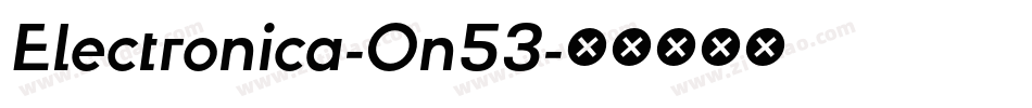 Electronica-On53字体转换