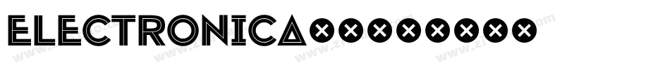 electronica字体字体转换