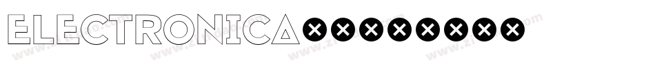 electronica字体字体转换