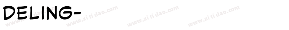 Deling字体转换