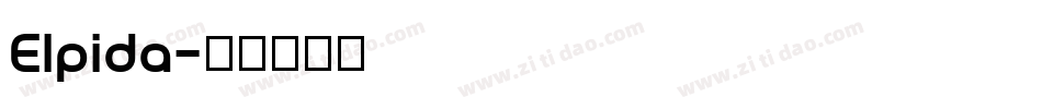 Elpida字体转换