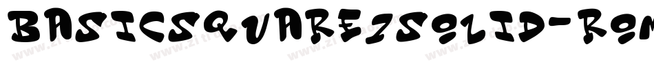 BasicSquare7Solid-Rom6字体转换