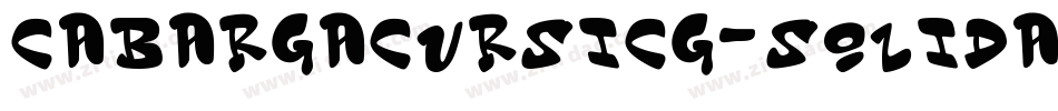 CabargaCursICG-SolidAlt字体转换