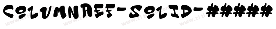 ColumnaEF-Solid字体转换