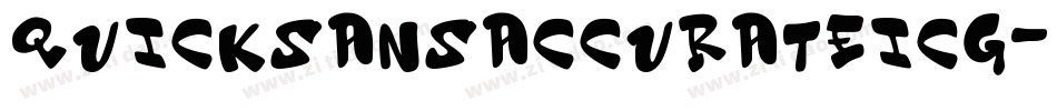 QuicksansAccurateICG-Solid字体转换 QuicksansAccurateICG-Solid字体转换
