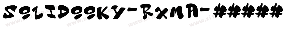 SolidOoky-rxmA字体转换