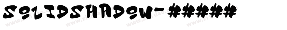 SolidShadow字体转换