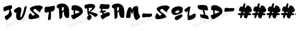 justadream_solid字体转换