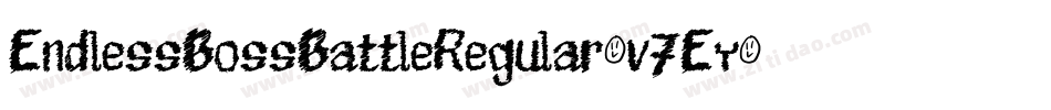 EndlessBossBattleRegular-v7Ey字体转换