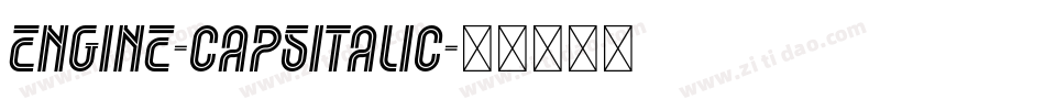 Engine-CapsItalic字体转换