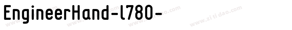 EngineerHand-l780字体转换
