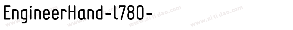EngineerHand-l780字体转换