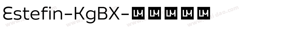Estefin-KgBX字体转换
