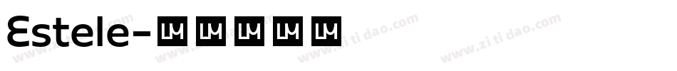 Estele字体转换