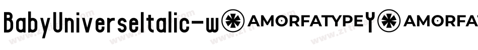 BabyUniverseItalic-w2Y9字体转换