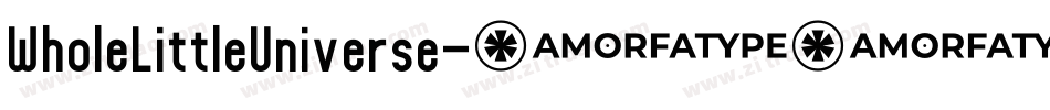 WholeLittleUniverse字体转换