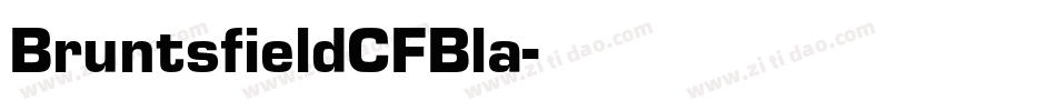 BruntsfieldCFBla字体转换