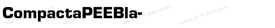 CompactaPEEBla字体转换