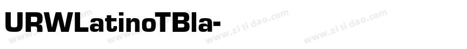 URWLatinoTBla字体转换