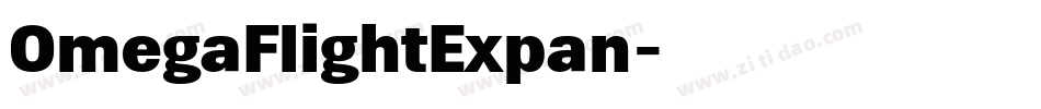 OmegaFlightExpan字体转换
